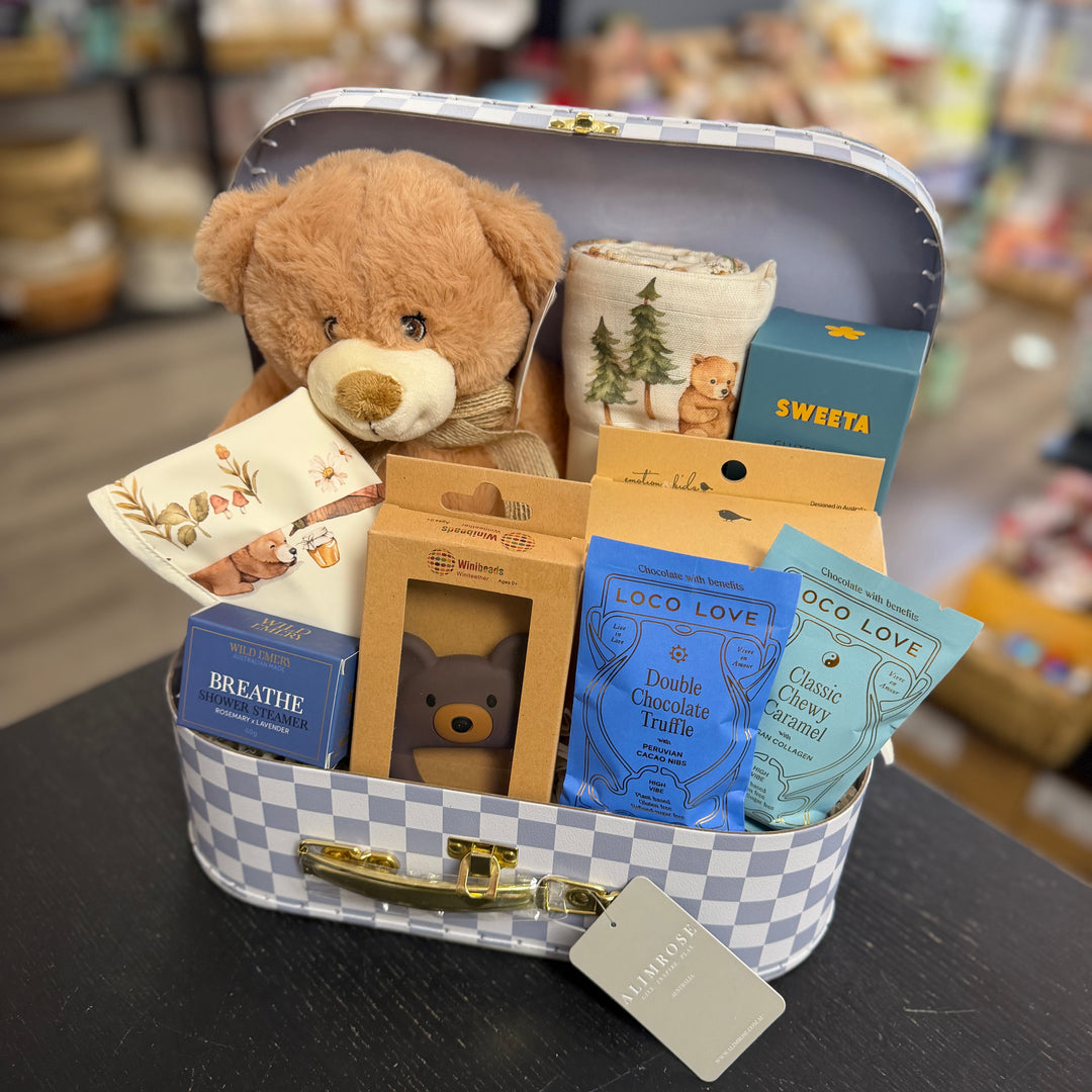 Mr Brown Bear Baby Boy Gift Hamper