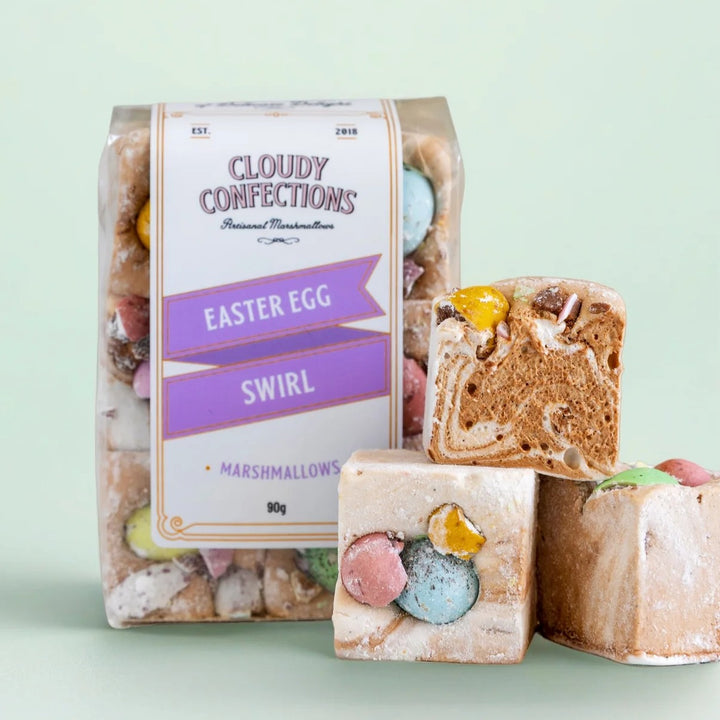 Cloudy Confections Easter Swirl Artisanal Marshmallow