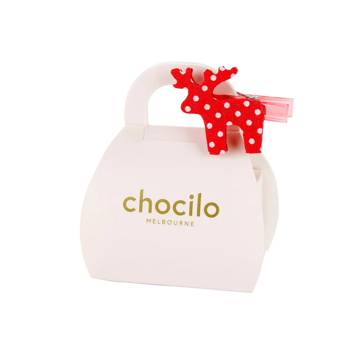 2pk Christmas Caramel Milk Chocolates in Handbag 25g