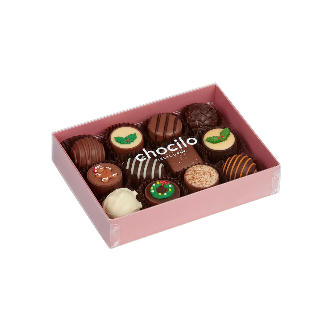 12pk Christmas Chocolate Assortment Gift Box 140g