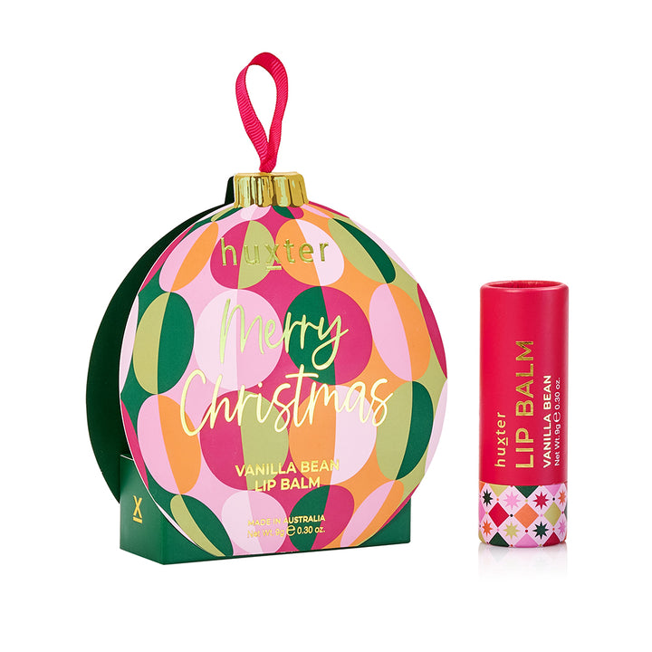 Huxter Christmas Hanging Vanilla Bean Lip Balm Bauble