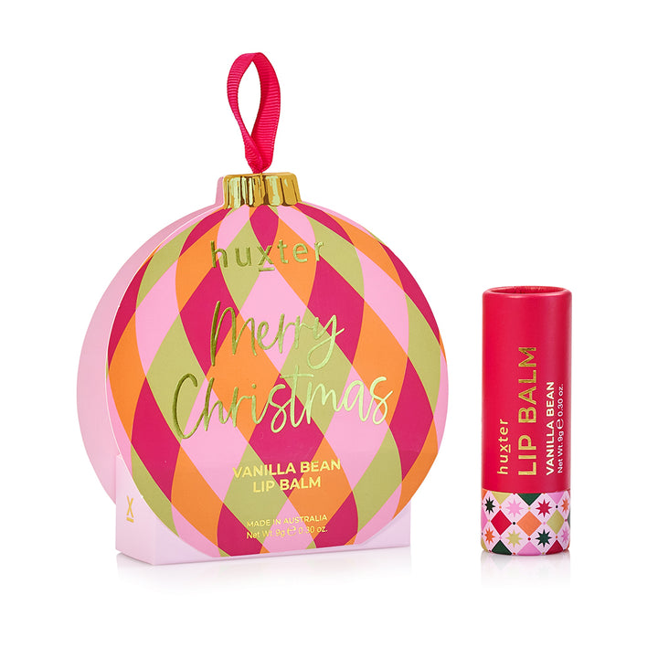Huxter Christmas Hanging Vanilla Bean Lip Balm Bauble