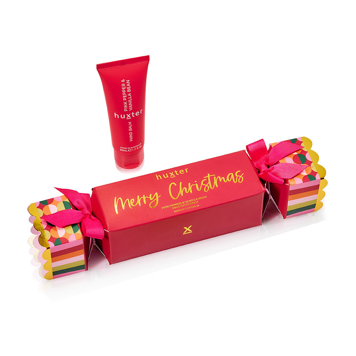 Huxter Adorned Christmas Hand Balm Bon Bon - Pink Pepper & Vanilla Bean 50ml