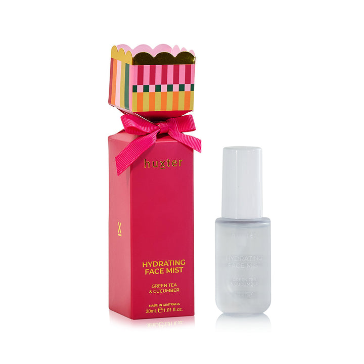 Huxter Adorned Christmas Hydrating Face Mist Bon Bon - Green Tea & Cucumber 30ml