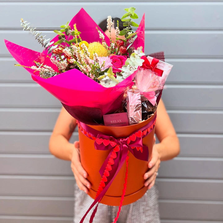 Barrel of Love + Blooms Valentine’s Day Hamper