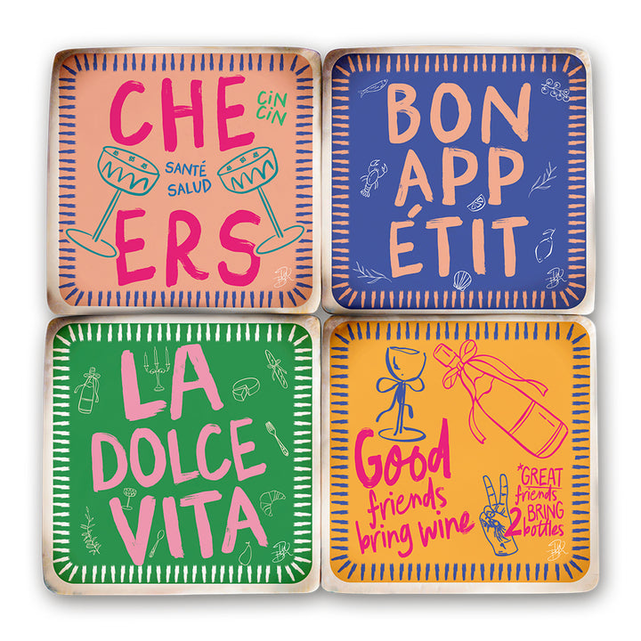 Resin Coaster Sets (Assorted)