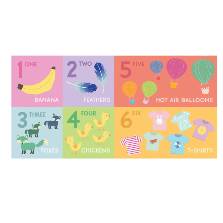 Padded Learning Books (Numbers/Colours)