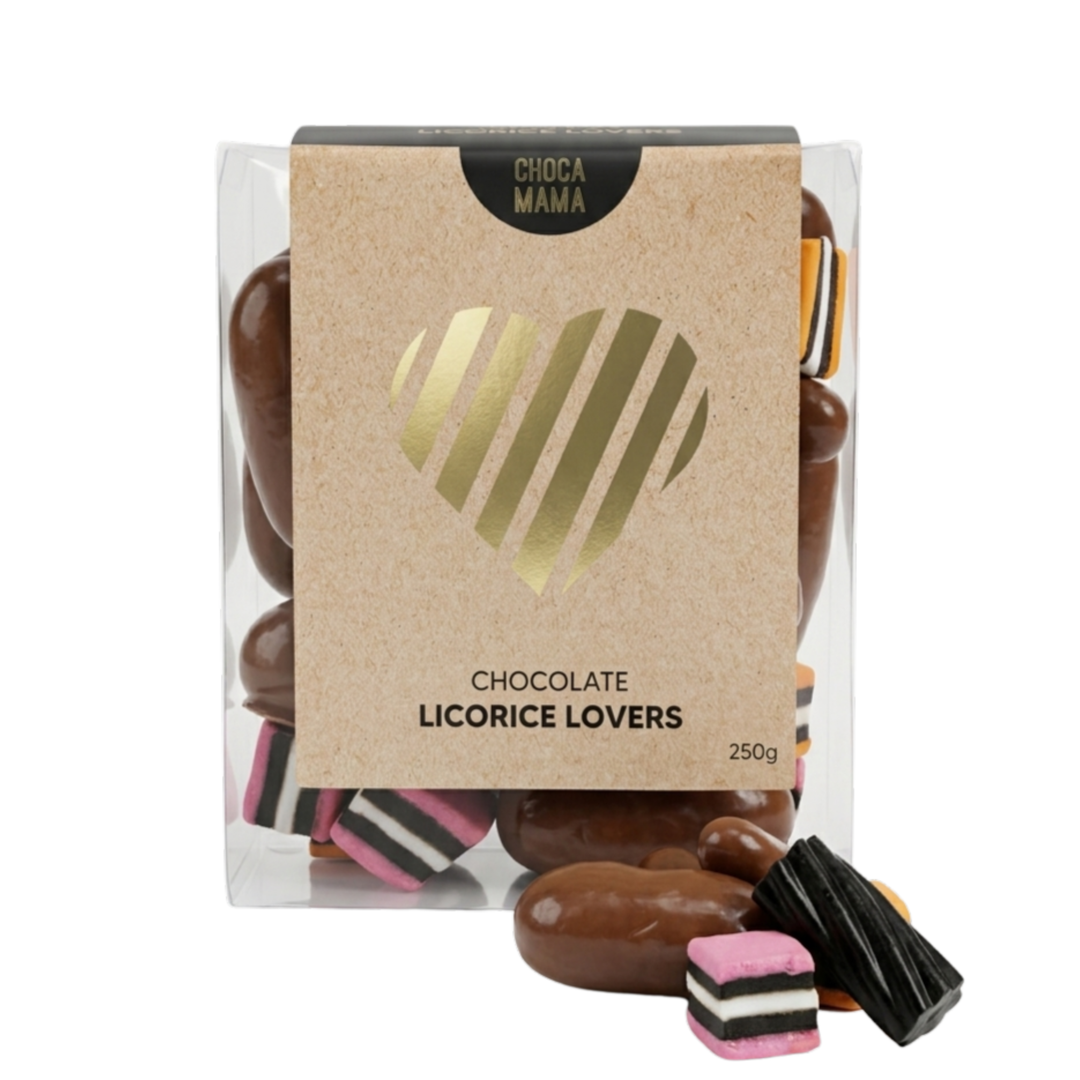 Chocamama Chocolate Licorice Lovers Gift Tray 250g