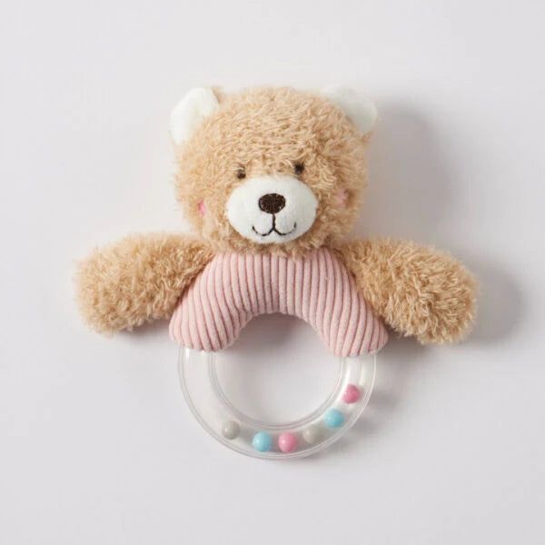 Jiggle & Giggle Hugglies Teddy Bear Rattle