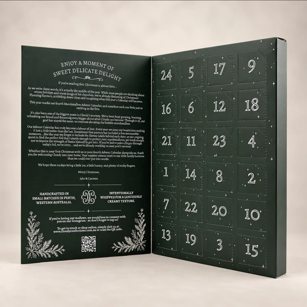 Cloudy Confections 2026 Artisanal Marshmallow Advent Calendar