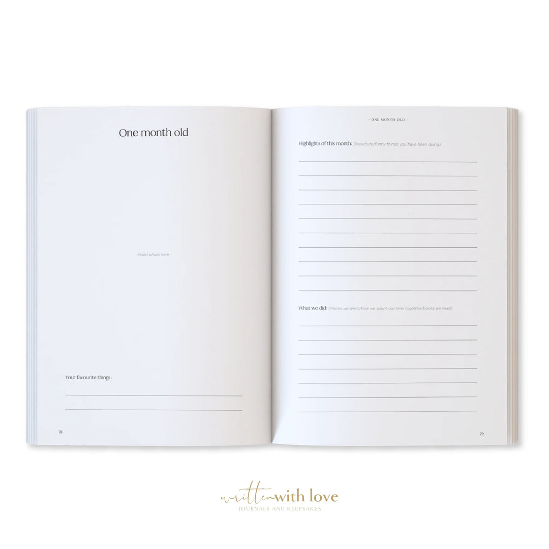 Written with Love Pregnancy/Baby Memory Book