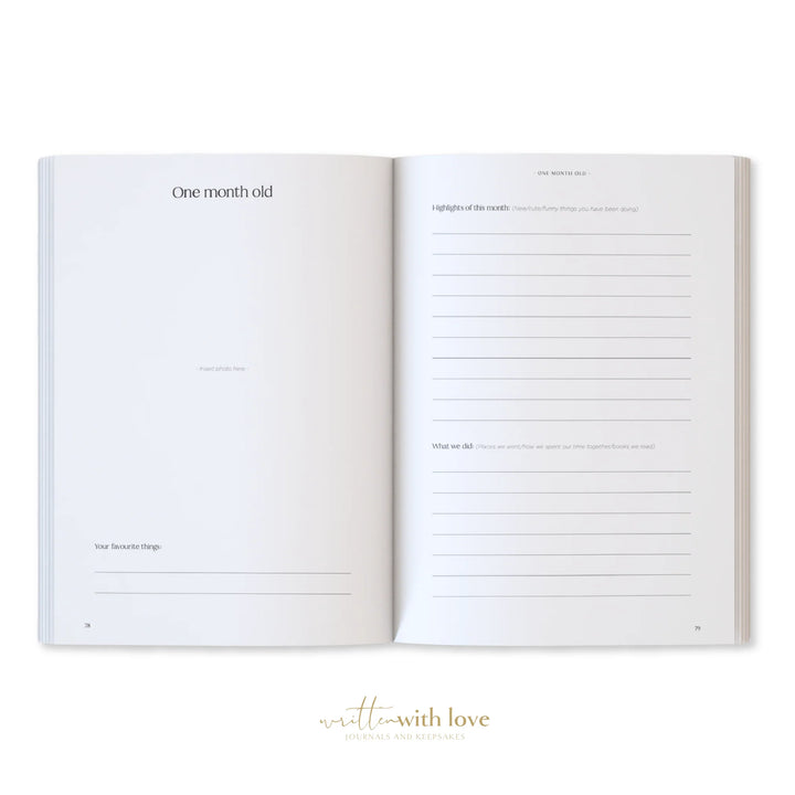 Written with Love Pregnancy/Baby Memory Book