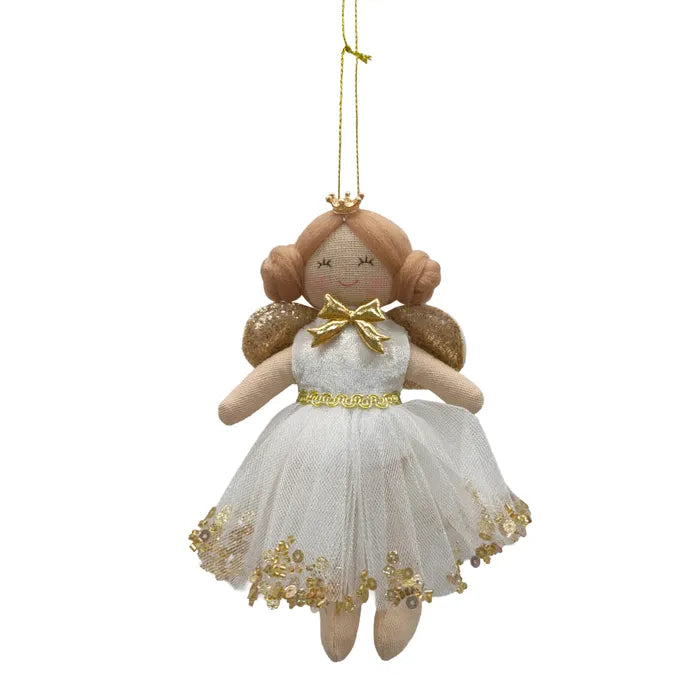 Graceful Angel Ornament Fabric 16cm