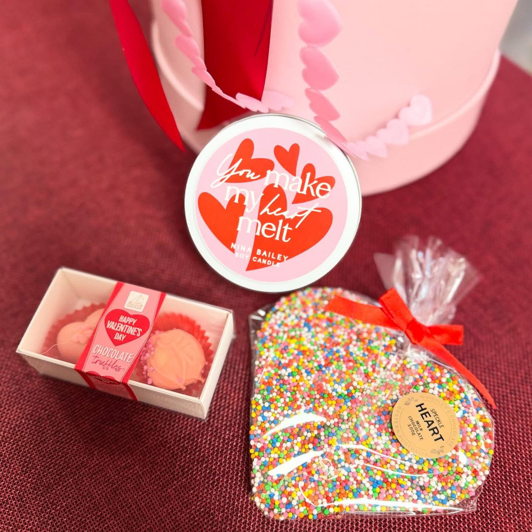 Hearts in Bloom - Valentine's Day Barrel