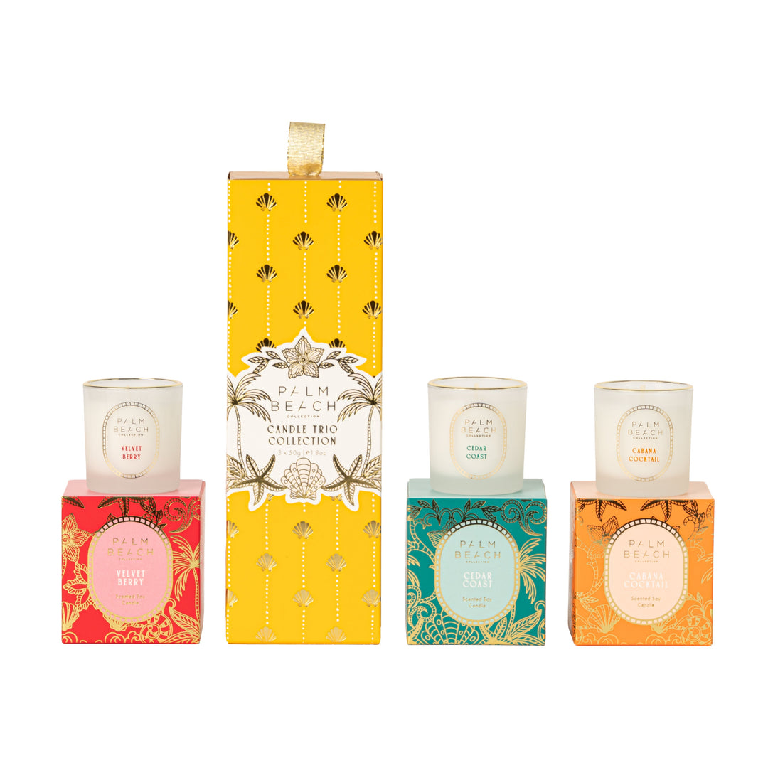 Palm Beach Candle Trio Collection 50g