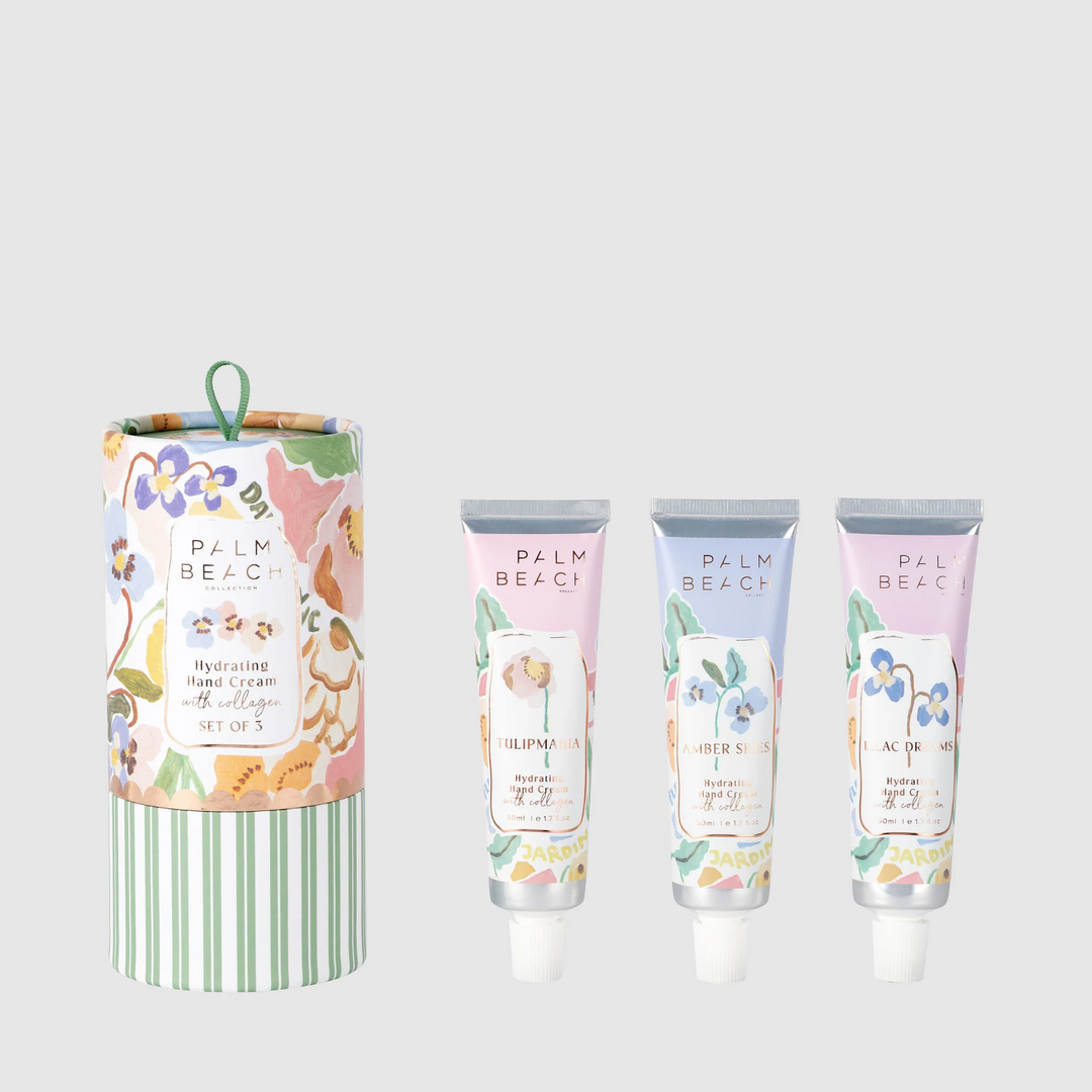 Palm Beach Fleur Jardin Hand Cream Trio