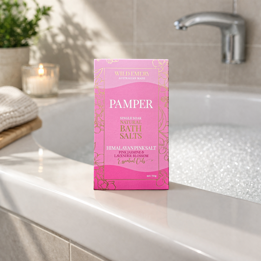Wild Emery Natural Bath Salts Boxed (Assorted)