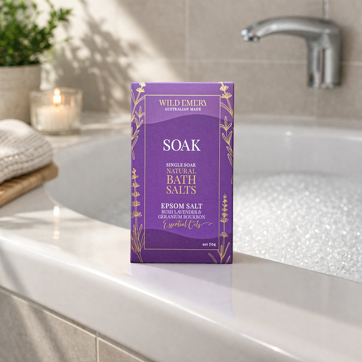 Wild Emery Natural Bath Salts Boxed (Assorted)