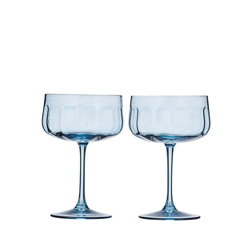 Studio Glass Coupe Set Denim