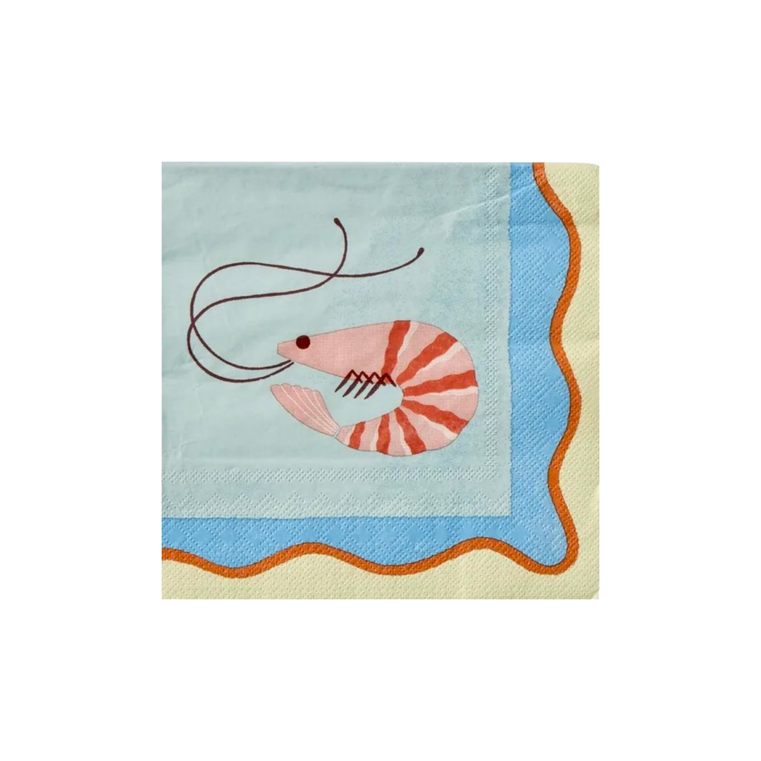 G'Day Prawn Paper Napkins