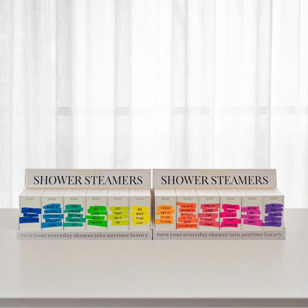 Wild Emery Cheeky Neon Shower Steamers 3pk
