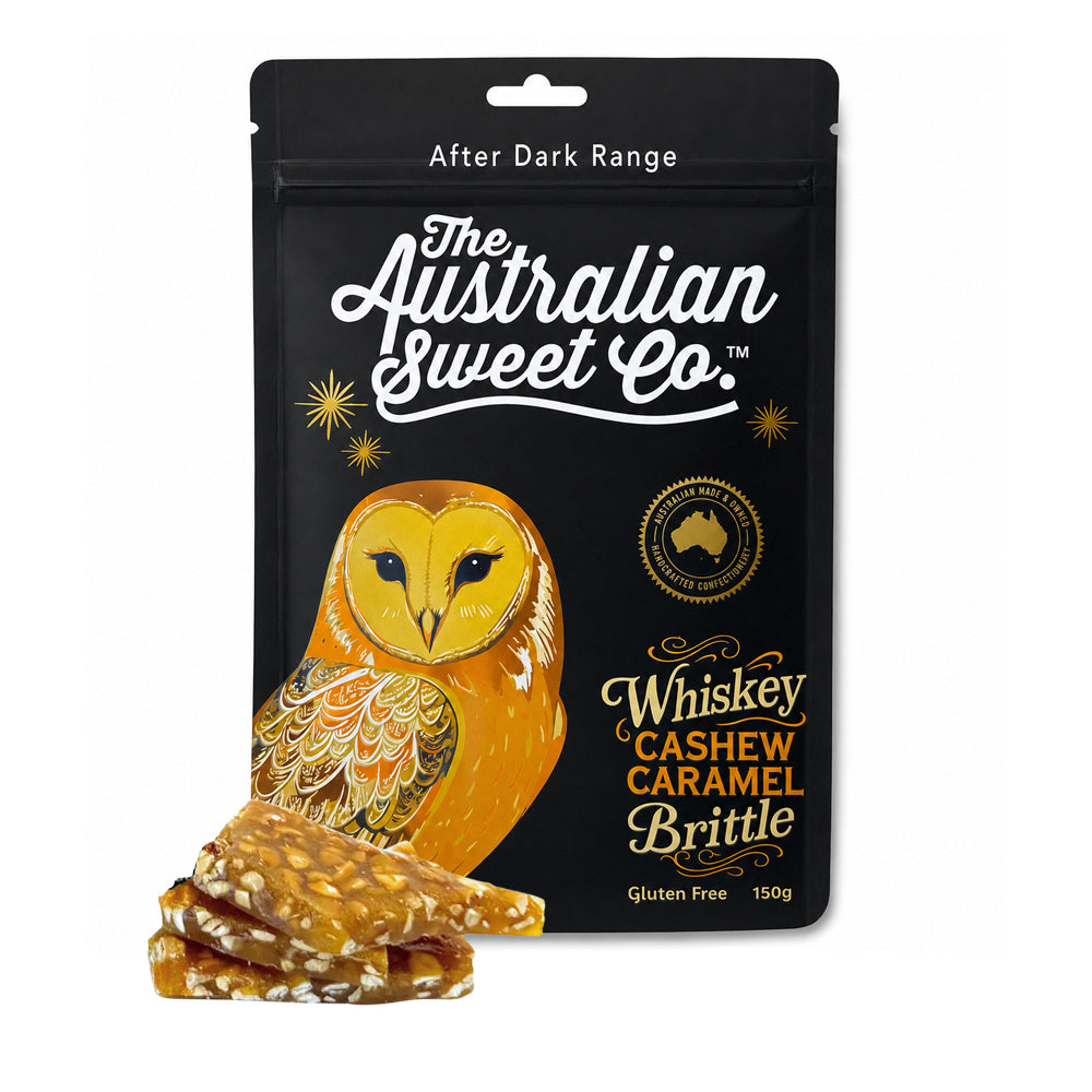 Australian Sweet Co Whiskey Cashew Brittle 150g