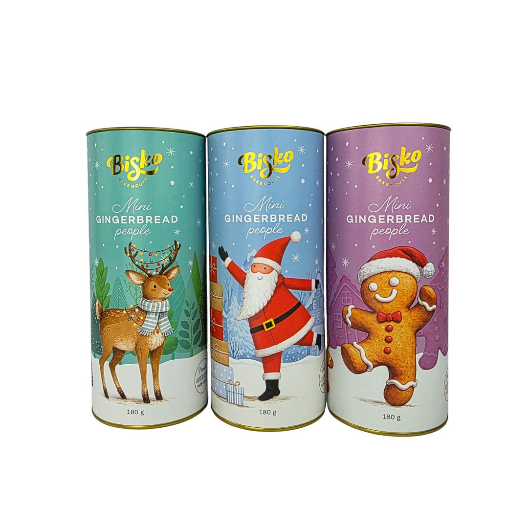 Bisko Bakehouse Christmas Gingerbread Tins