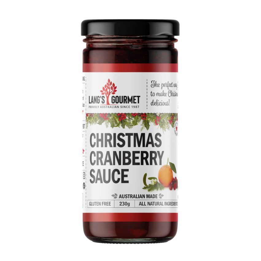 Langs Gourmet Christmas Cranberry Sauce 230g