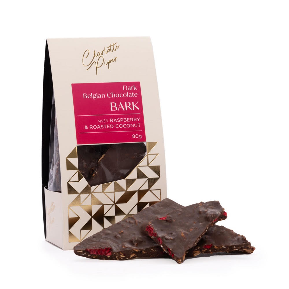 Charlotte Piper Belgian Chocolate Bark 80g