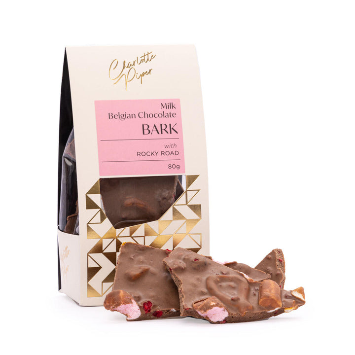 Charlotte Piper Belgian Chocolate Bark 80g