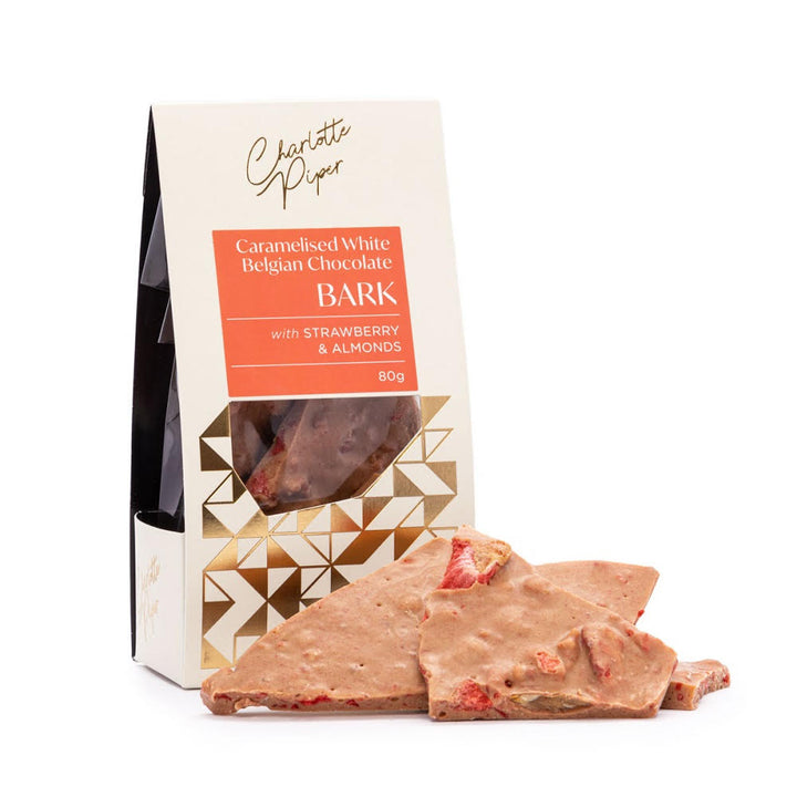 Charlotte Piper Belgian Chocolate Bark 80g