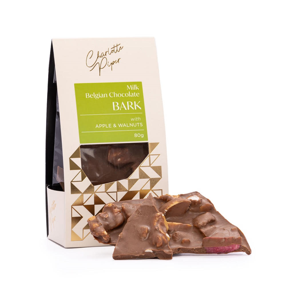 Charlotte Piper Belgian Chocolate Bark 80g