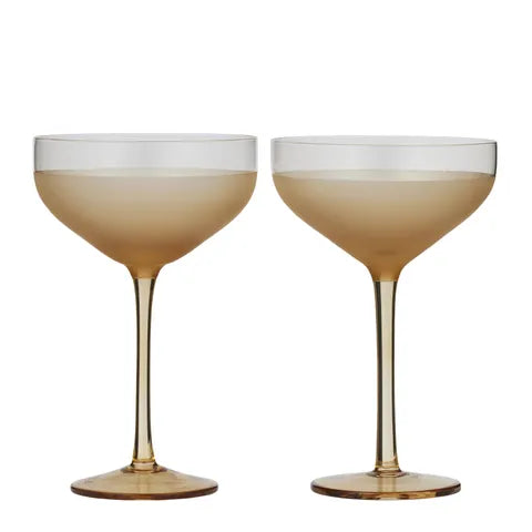 Hudson S/2 Coupe Glass Amber