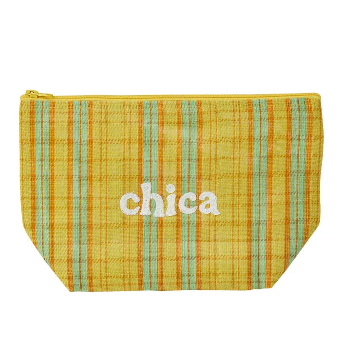 Chica Recycled Pouch 30x10x19cm Yellow