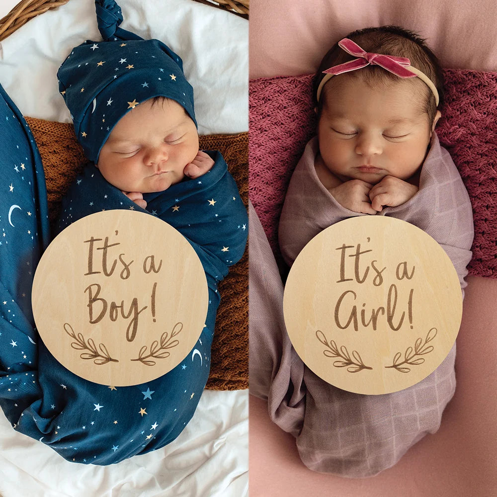Snuggle Hunny Wooden Milestone Discs