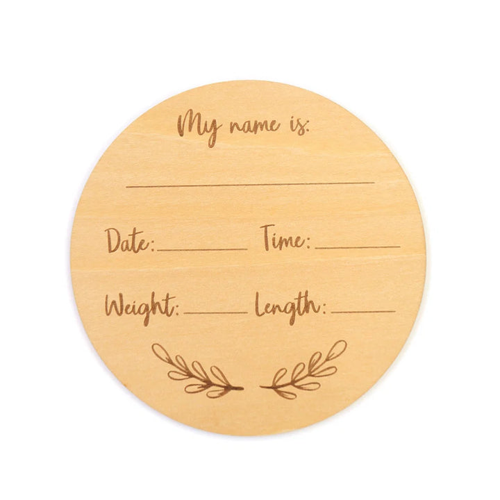 Snuggle Hunny Wooden Milestone Discs
