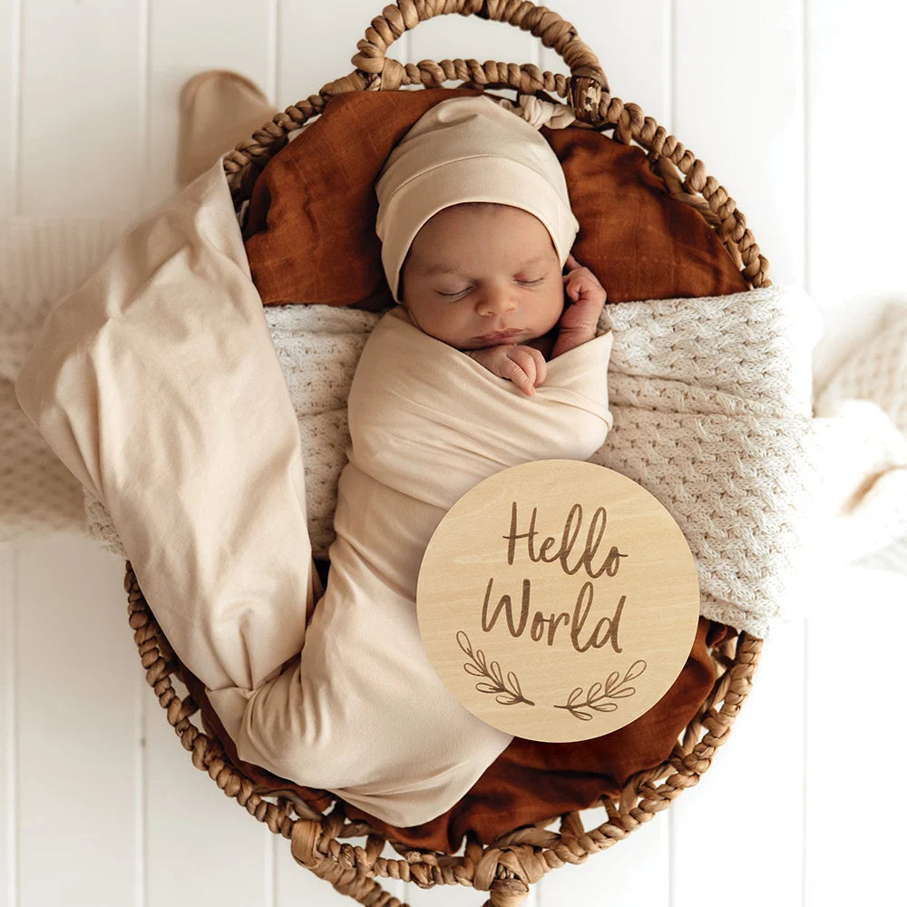 Snuggle Hunny Wooden Milestone Discs