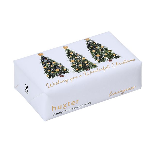 Huxter Soap Christmas Tree Gold Foil - Lemongrass