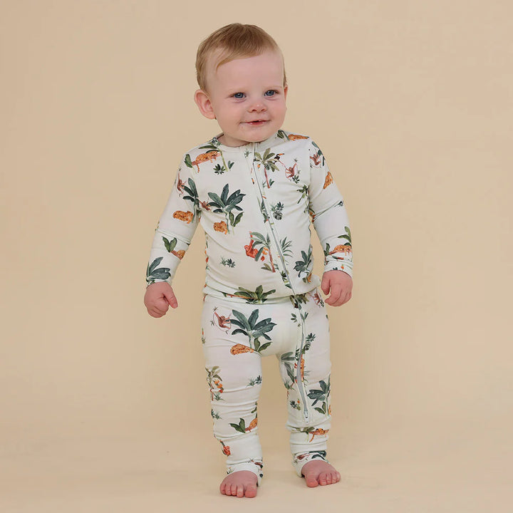 Snuggle Hunny Organic Snugglesuit/Frill Convertible Romper