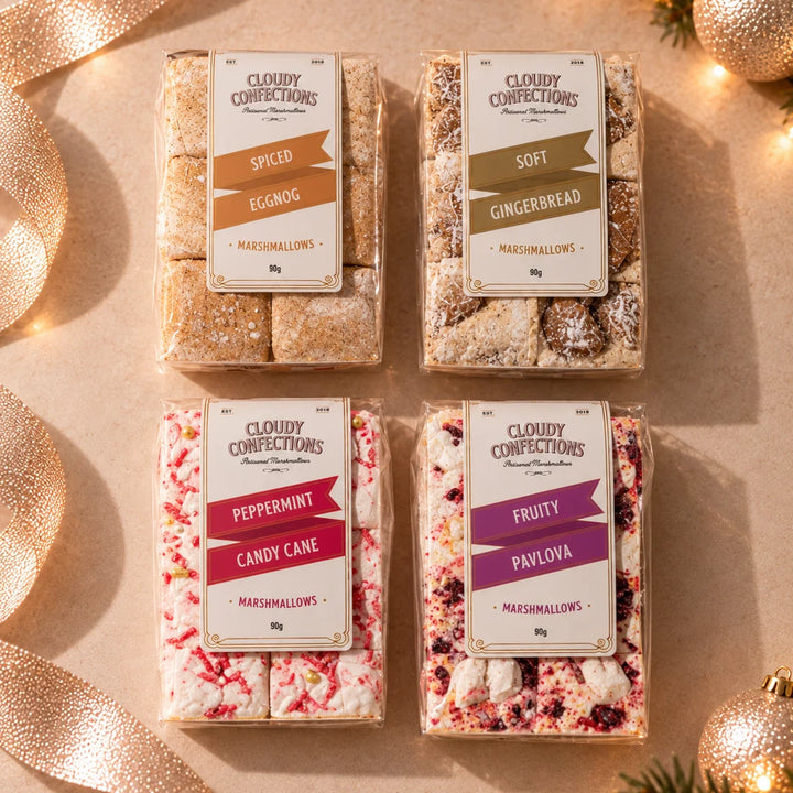 Cloudy Confections Christmas Marshmallows Assorted Flavours