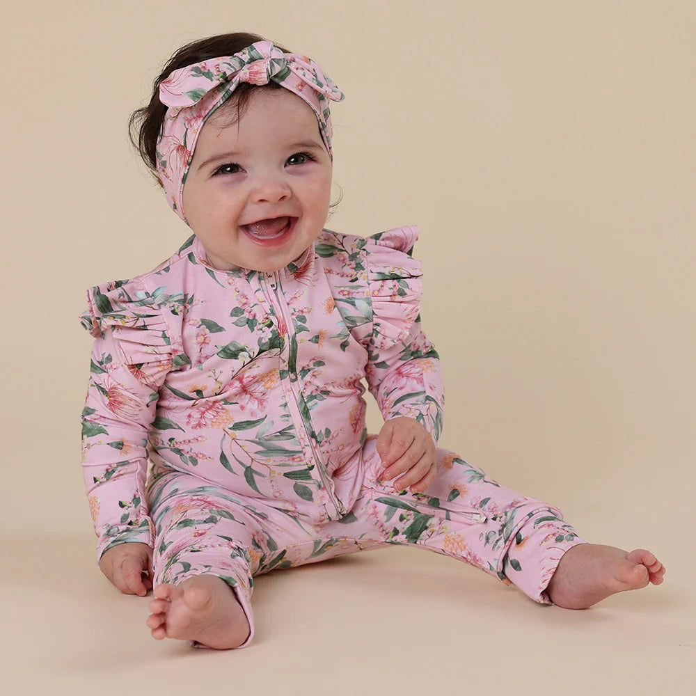 Snuggle Hunny Organic Snugglesuit/Frill Convertible Romper