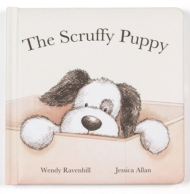 Jellycat Scuffy Puppy Book