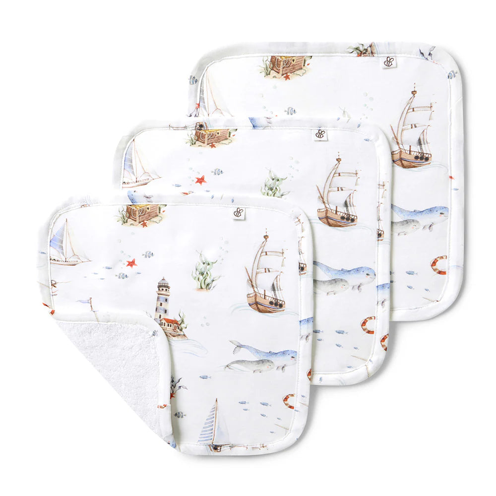 Snuggle Hunny Organic Wash Cloths 3 Pack