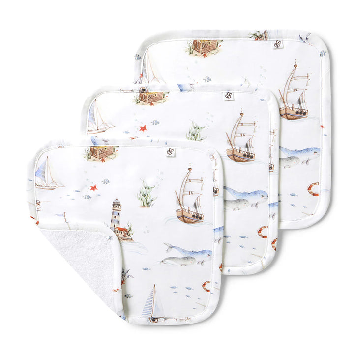 Snuggle Hunny Organic Wash Cloths 3 Pack