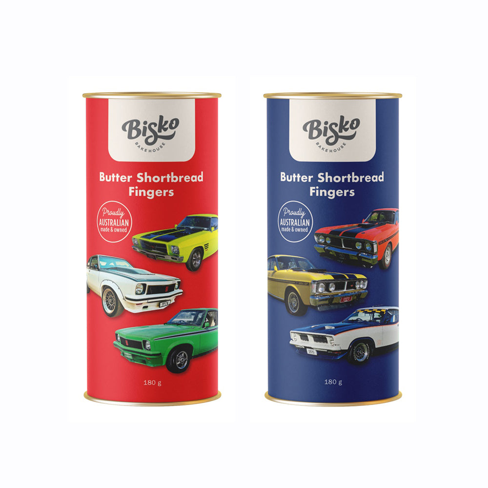Bisko Butter Shortbread Fingers Retro-Vintage Car Tins