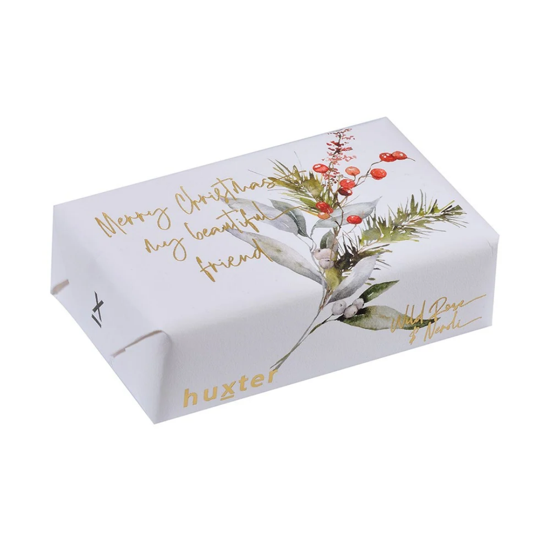 Huxter Soap Merry Christmas Beautiful Friend - Wild Rose & Neroli