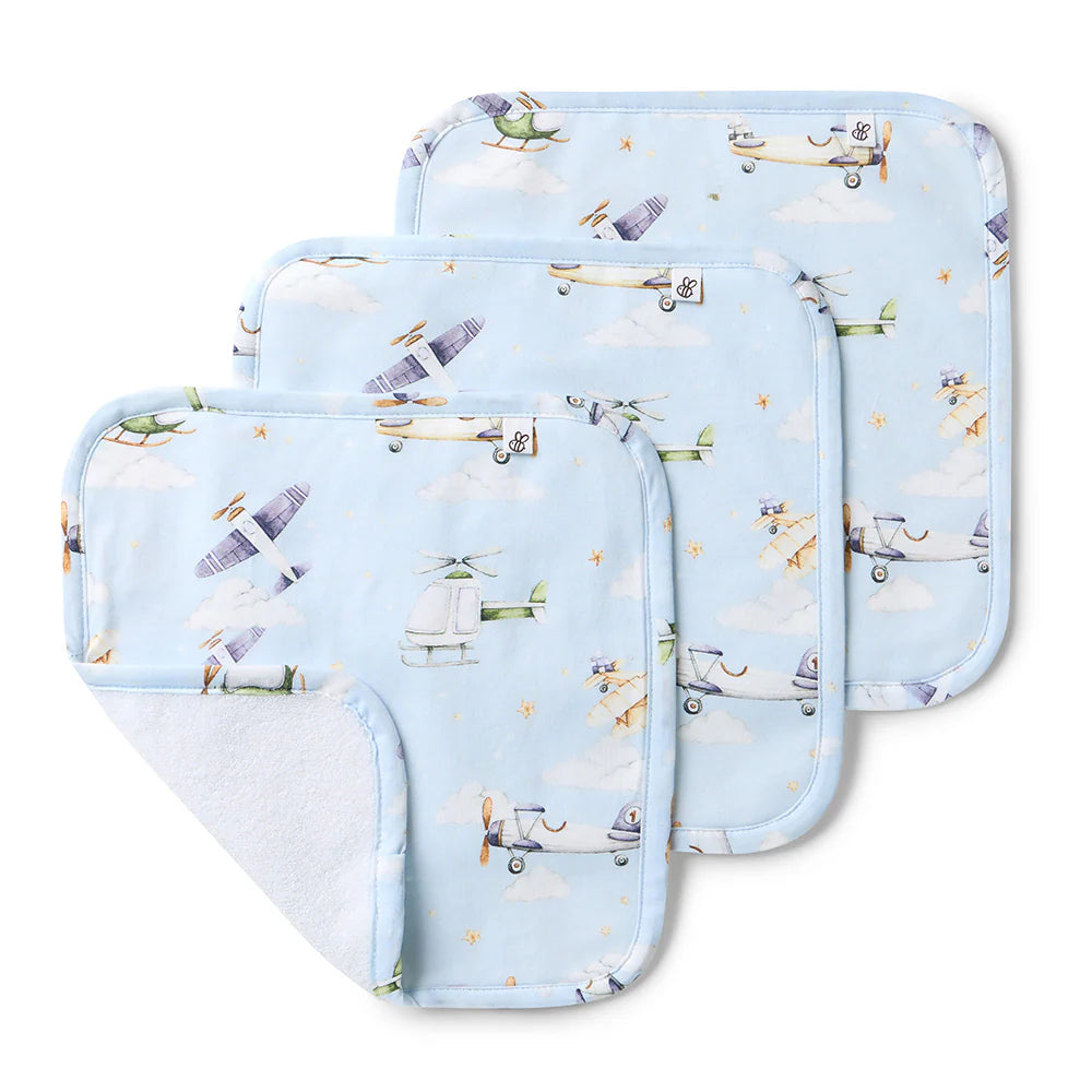 Snuggle Hunny Organic Wash Cloths 3 Pack