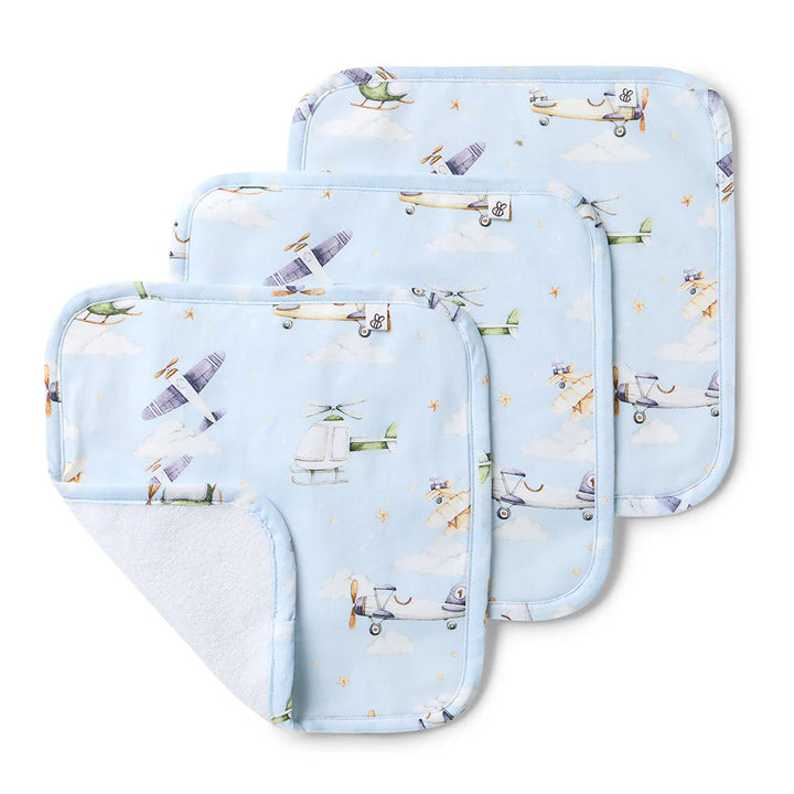 Snuggle Hunny Organic Wash Cloths 3 Pack