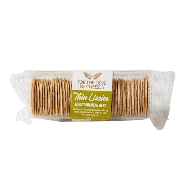 For the Love of Cheeses Thin Lizzies Mediterranean Herb