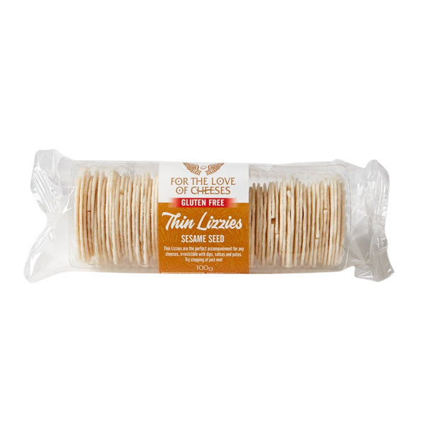 For the Love of Cheeses Thin Lizzies Crackers Assorted